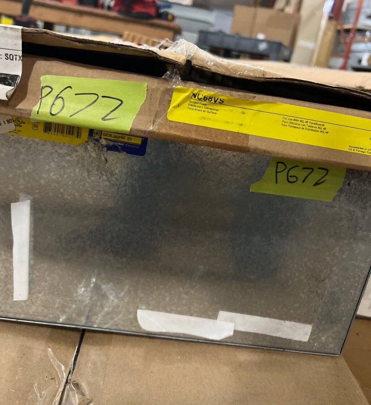 Sq D NQ Panelboard 600A 208Y/120V 3PH 4W 42 Cir LGP36600U31X MCB Indoor Encl P672 New