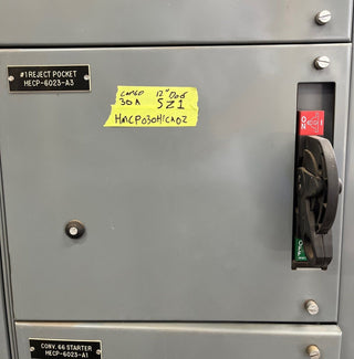 Allen Bradley 2100 12" 30A Combo MCC Bucket Size 1 Starter 509-BOD Used