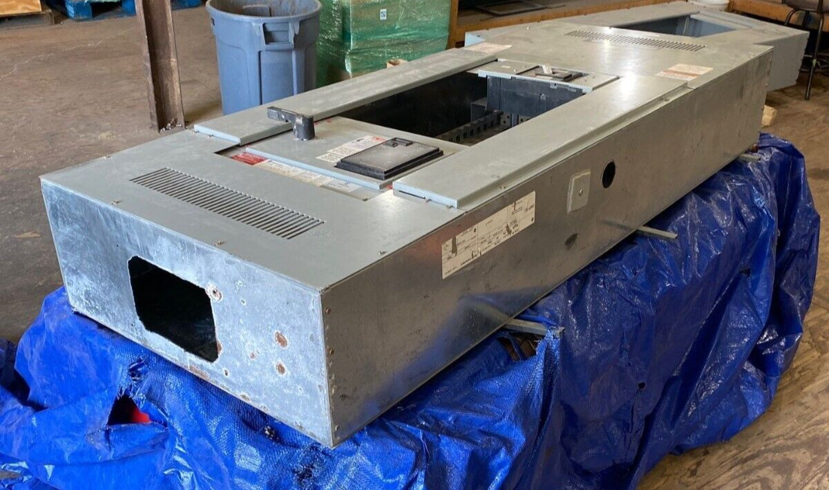 GE APNB Bolt On Panelboard 400A 480/277V 3PH 4W Indoor Encl MCB SGLA36AT0400 P497 Used