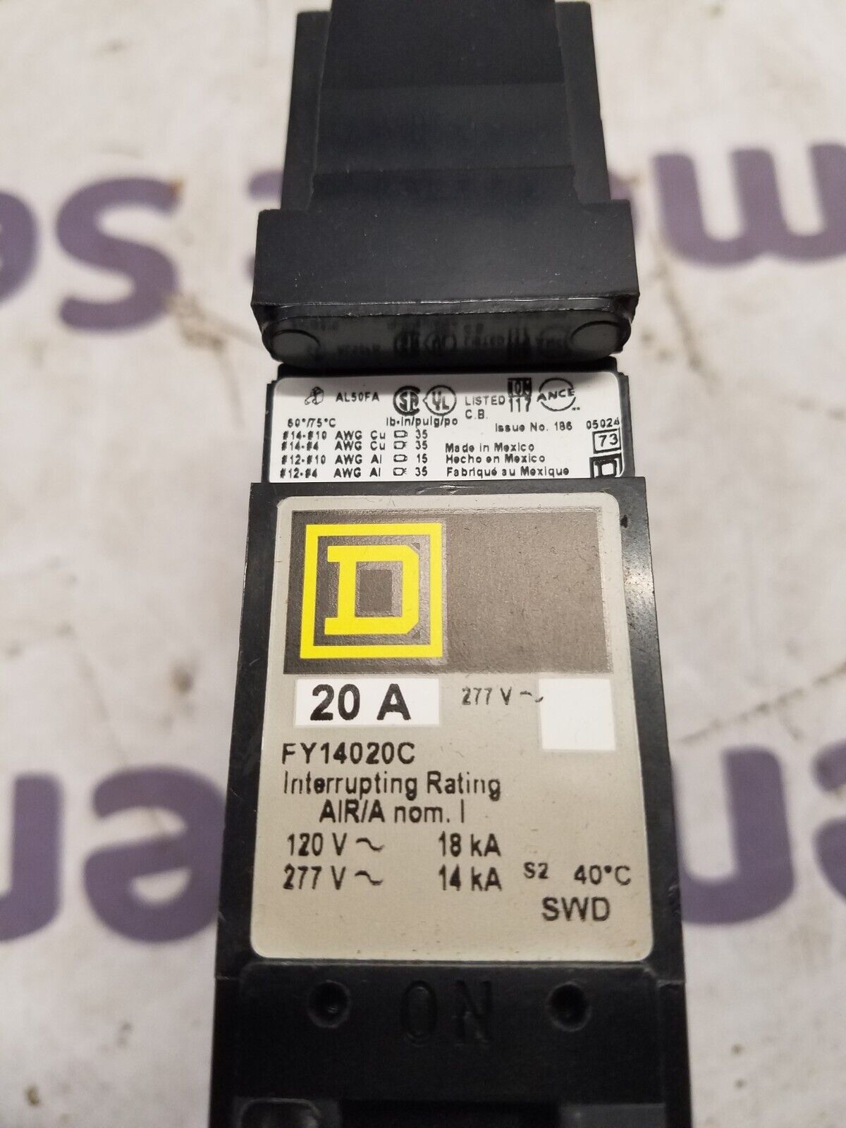 Square D FY14020C New