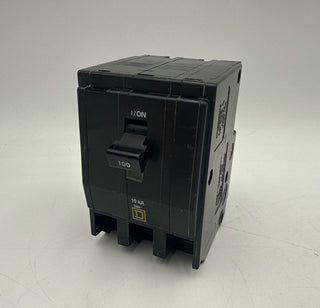Square D QO3100 Circuit Breaker 100A 3P 240V QO Plug On 100 Amp 3 Pole New