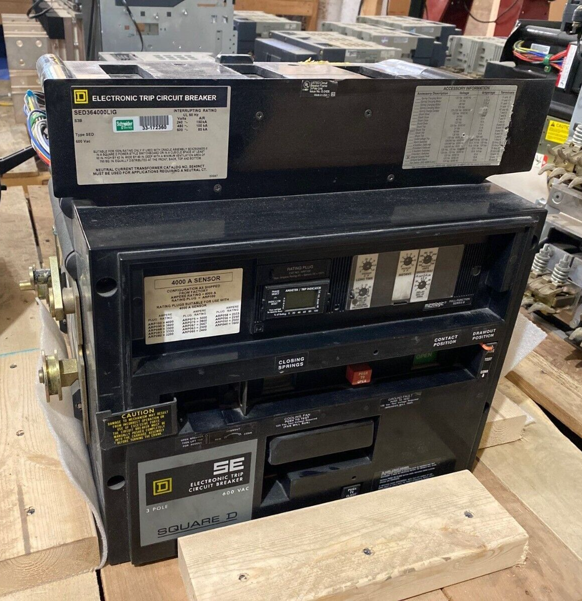Square D SED364000LIG Used