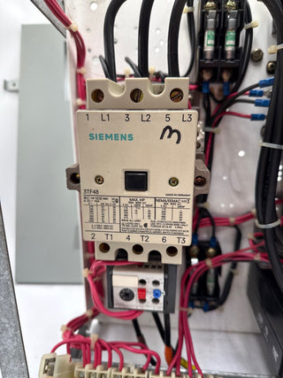 Siemens Model 90 18" 100A Combo MCC Bucket Size 3 3TF48 Starter ED63A100 Used