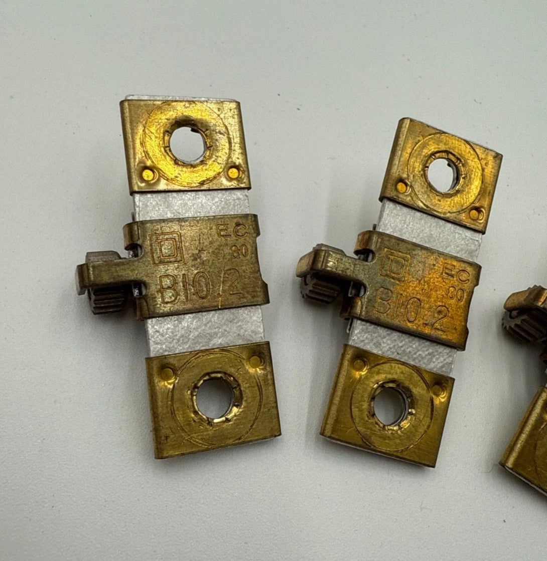 3PC Lot Sq D B10.2 Thermal Overload Relay Heater Element Unit B102 6.67-8.58 Amp Used