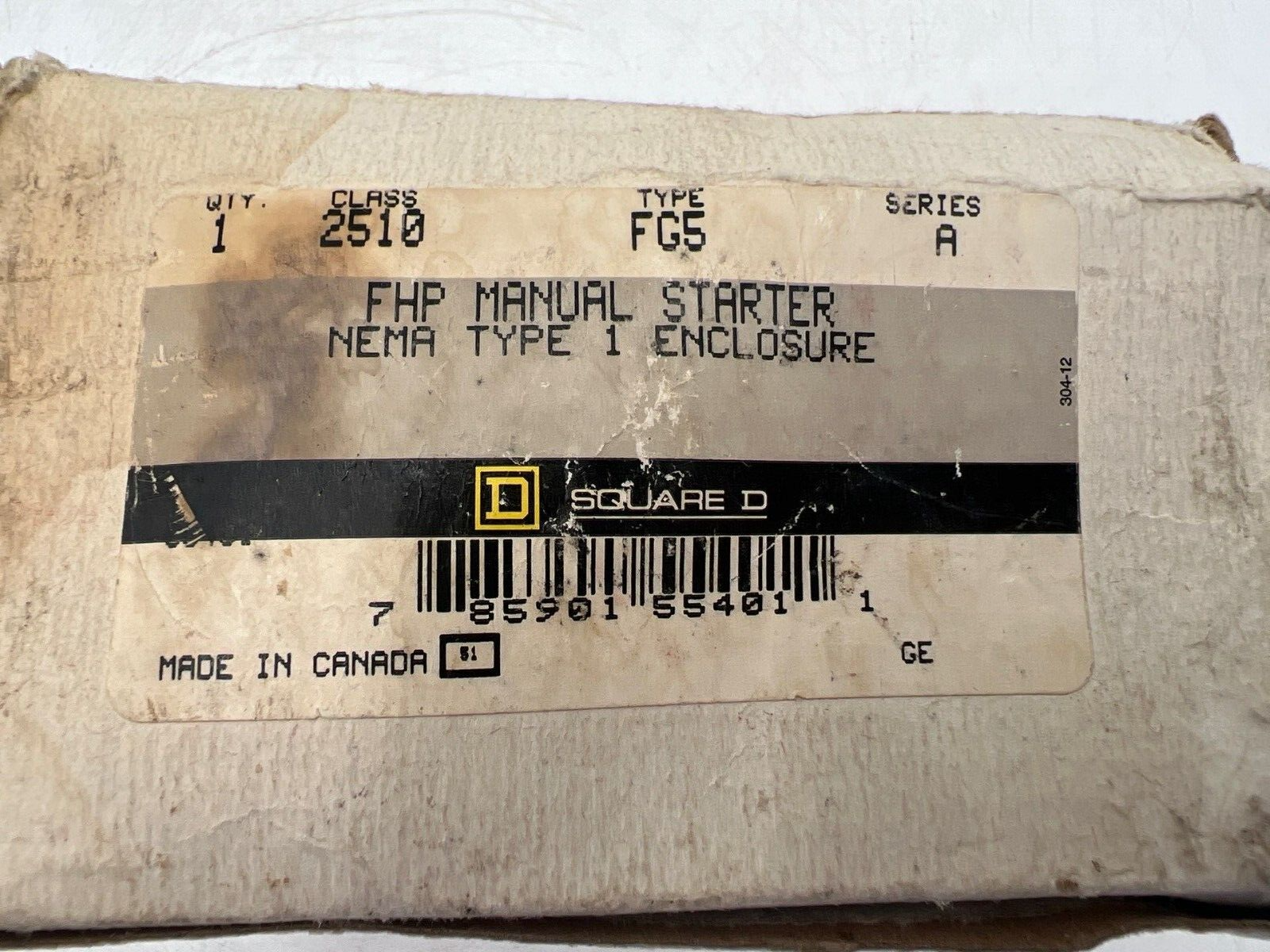 Square D 2510 FG5 New