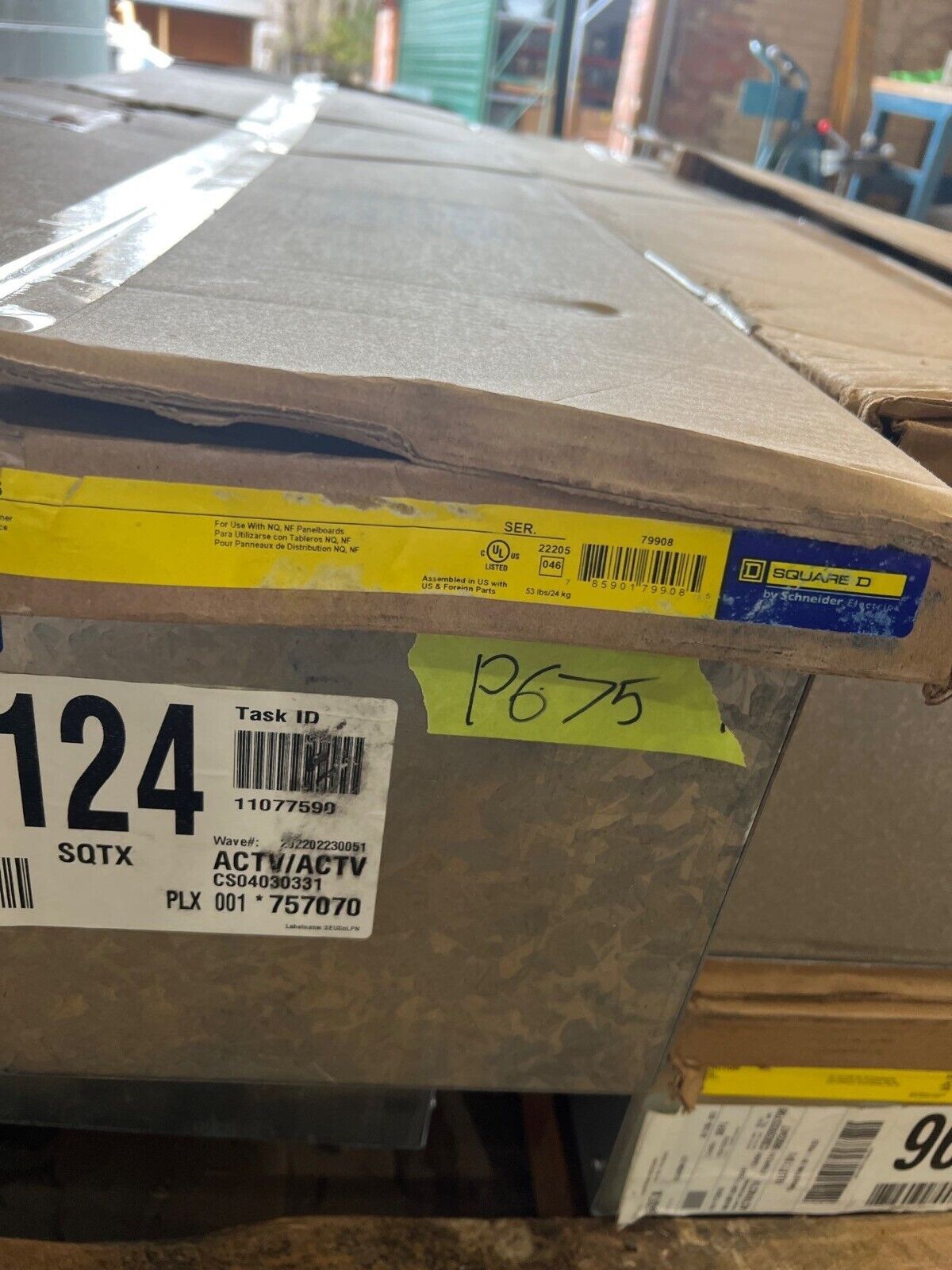 Sq D NQ Panelboard 600A 208Y/120V 3PH 42 Cir LGP36600U31X MCB Indoor Encl P675 New