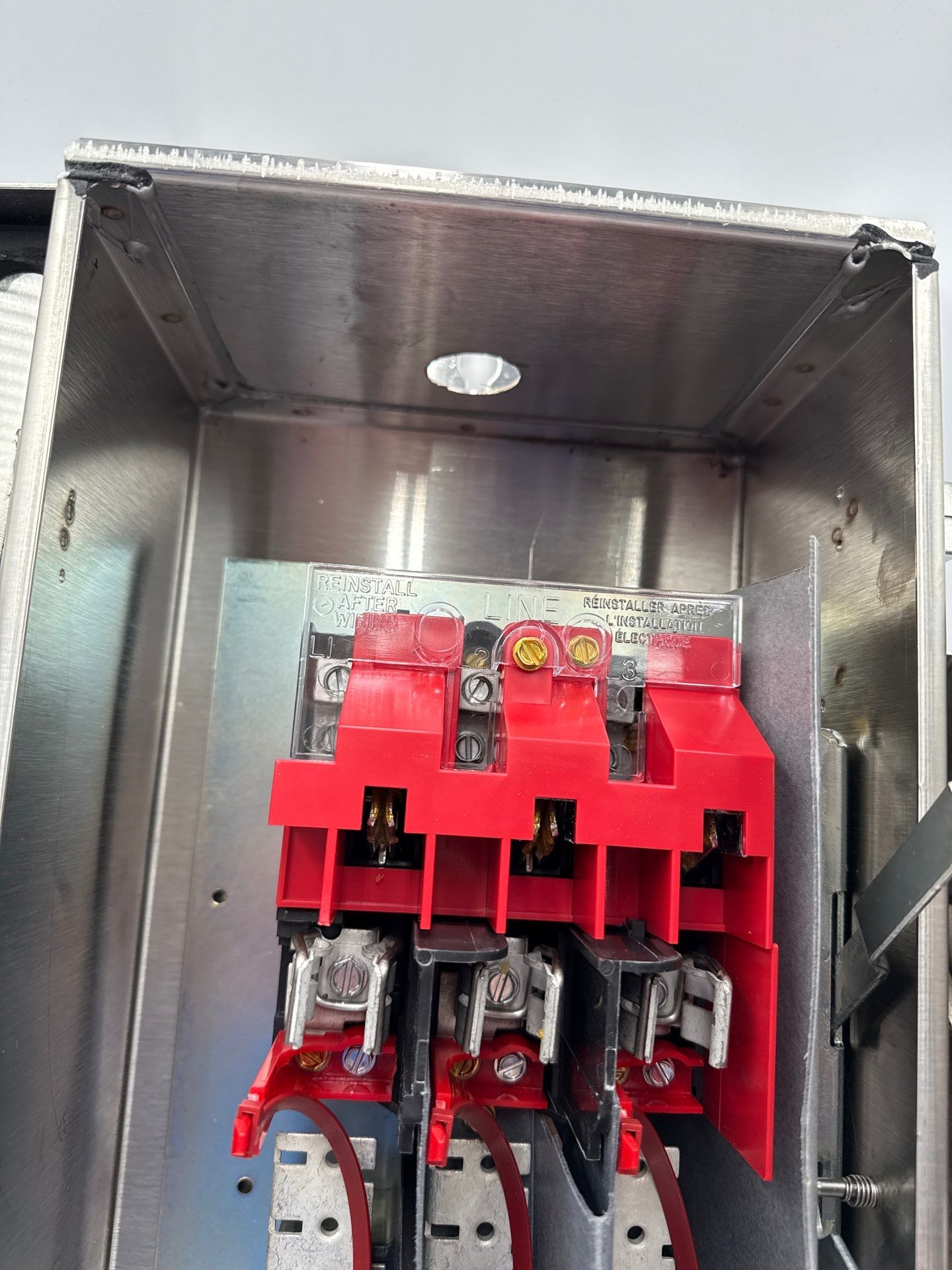 Eaton DH362FWK Safety Disconnect Switch 60A 3P 600V Nema 4 Encl 60 Amp 3 Pole Used