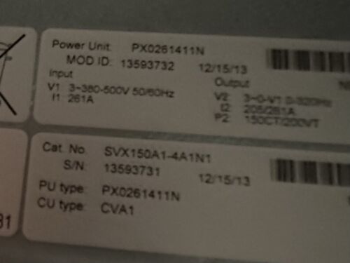 Cutler-Hammer SVX150A1-4A1N1 Used