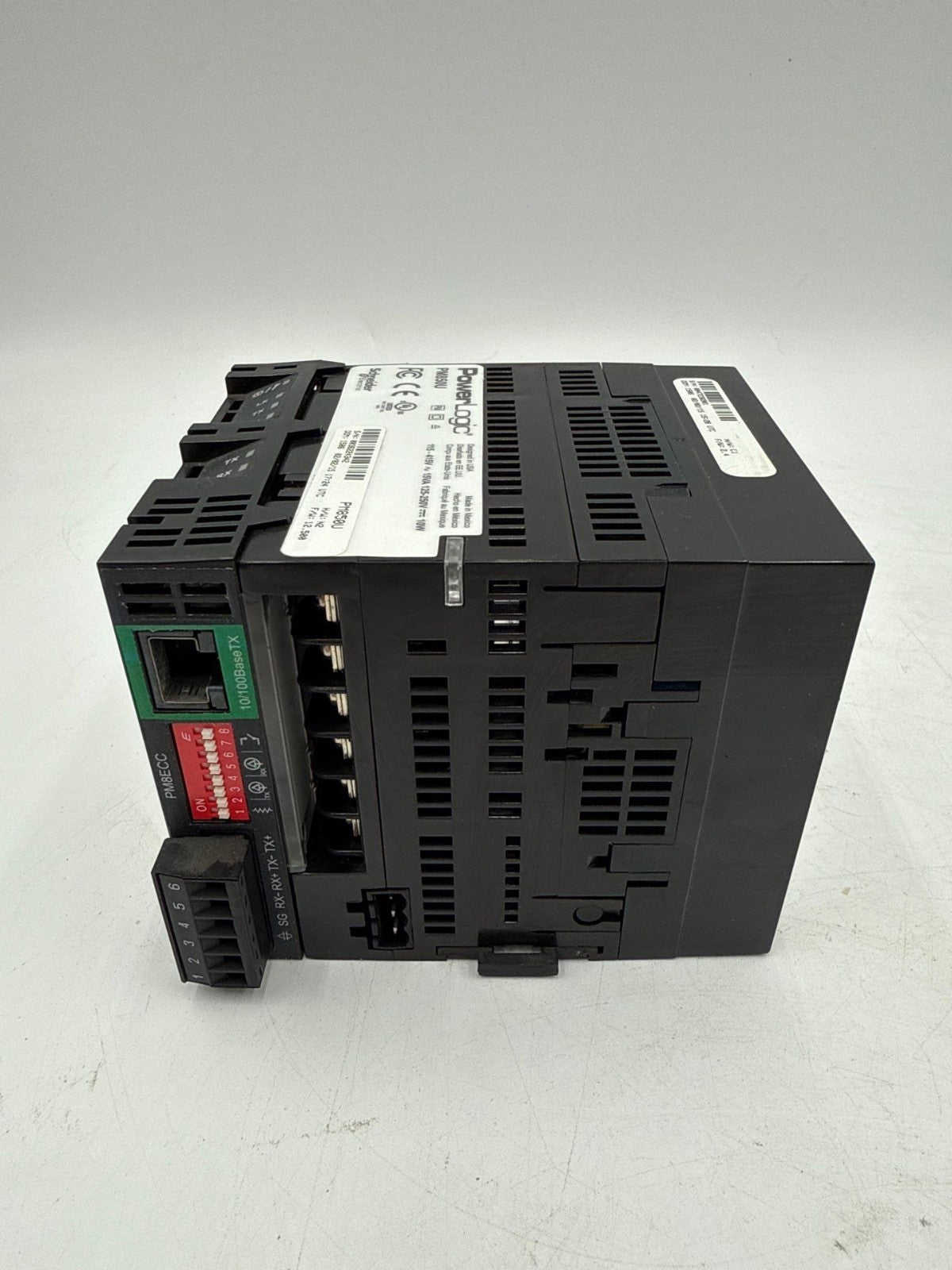 Schneider Electric PowerLogic PM820U Power Meter w/ PM8ECC & PM8RDA Used