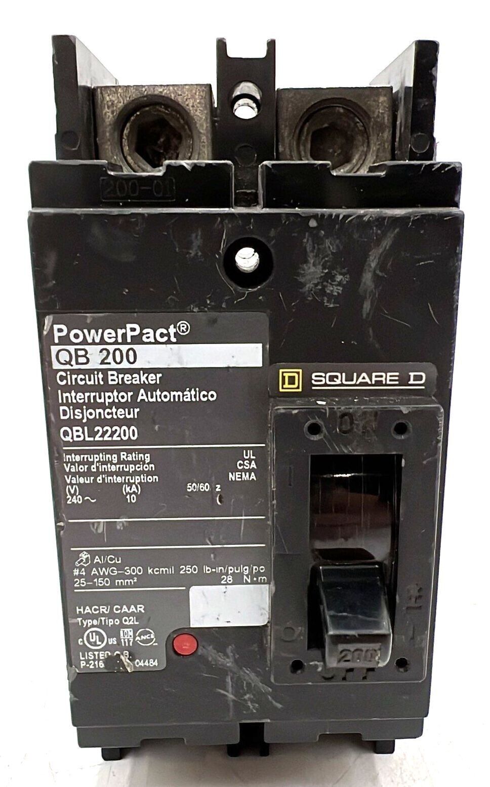Square D QBL22200 Used