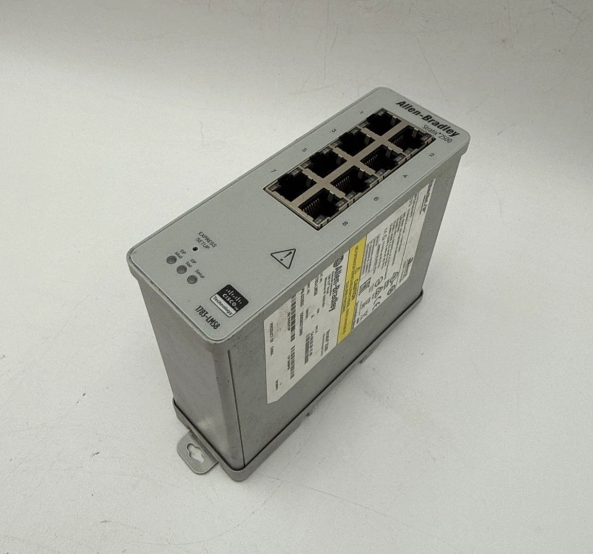 Allen Bradley 1783-LMS8 A Stratix 2500 EtherNet IP 8-Port Managed Switch Used