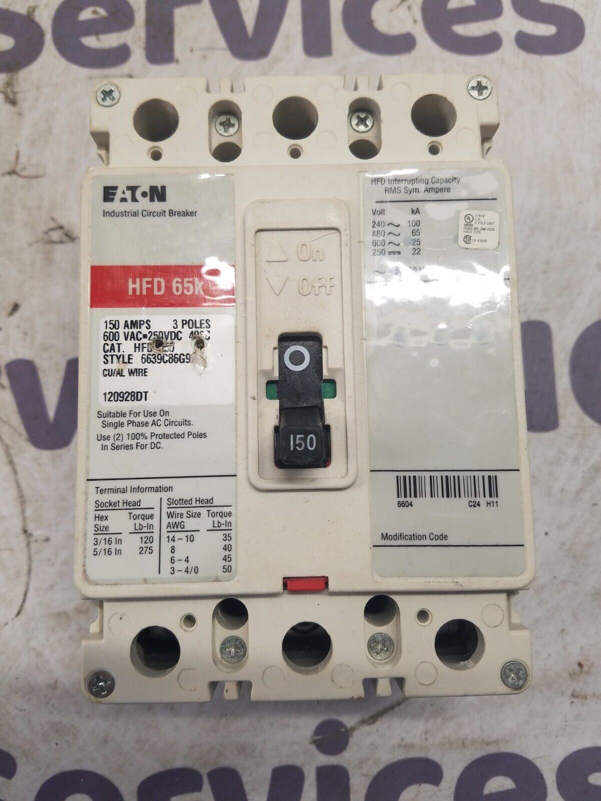 Eaton HFD3150 Used