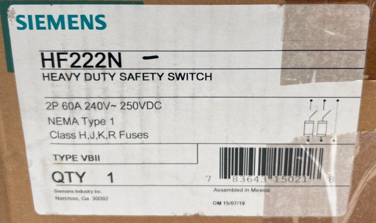 Siemens HF222N New