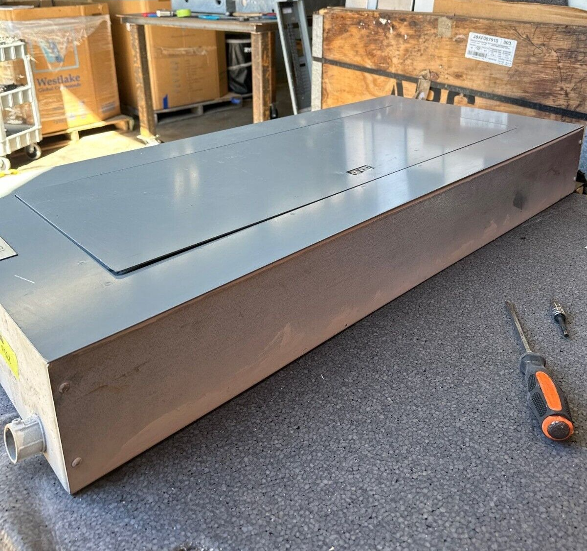 Square D NF Panelboard 250A 600V 3PH 4W MLO 42 Cir Main Lug Indoor 250Amp NEMA 1 P327 Used