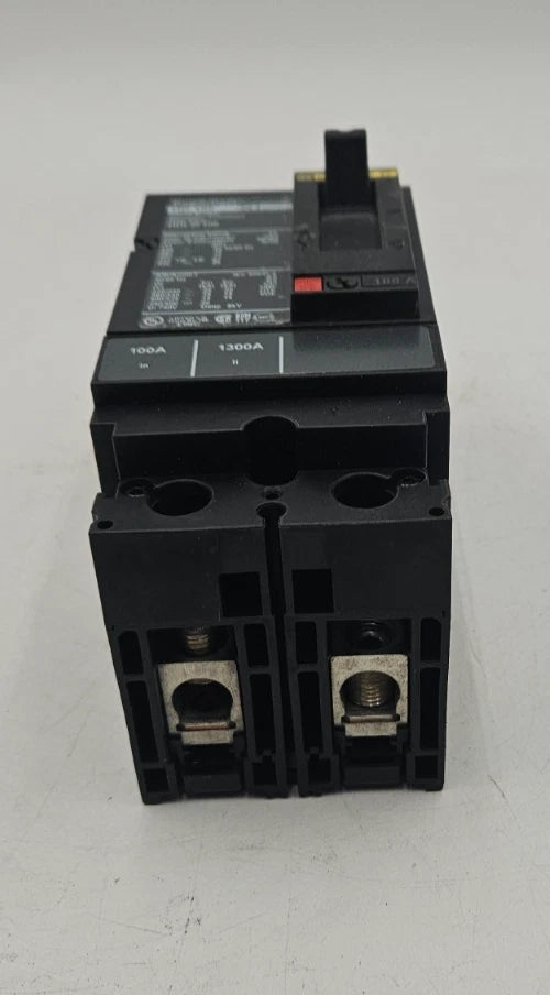 Square D HDL26100 Circuit Breaker 100A 2P 600V HDL 100 Amp 2 Pole HD150 HDL USED Used