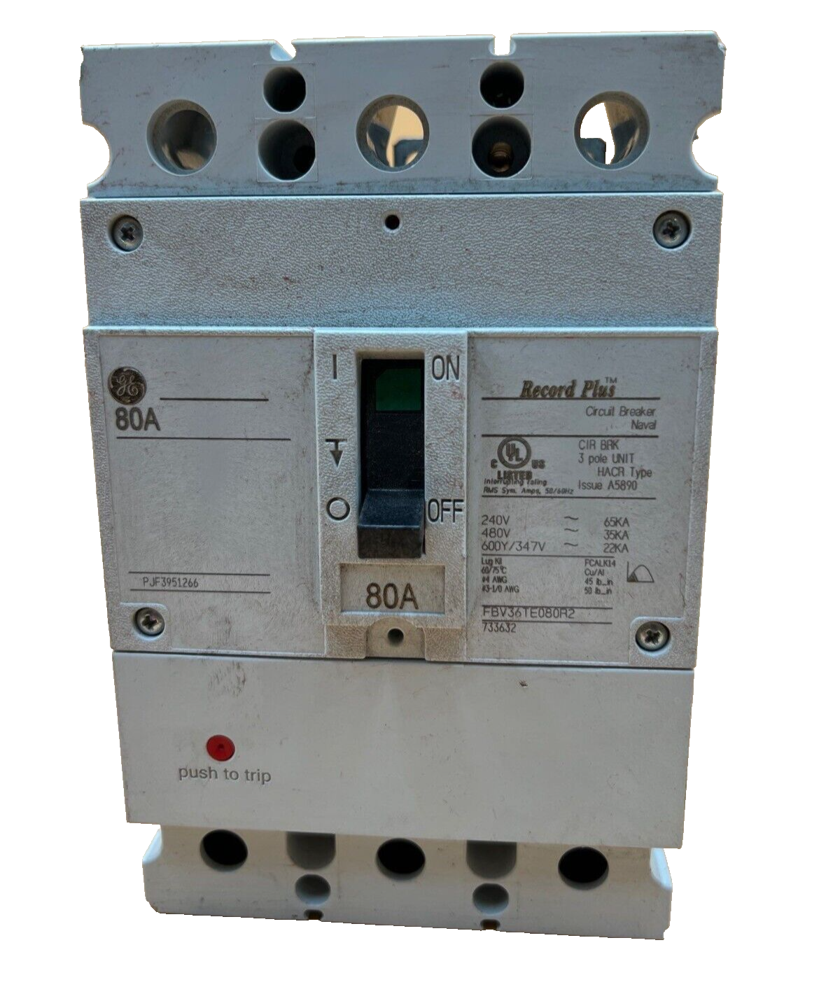 GE FBV36TE080R2 Used