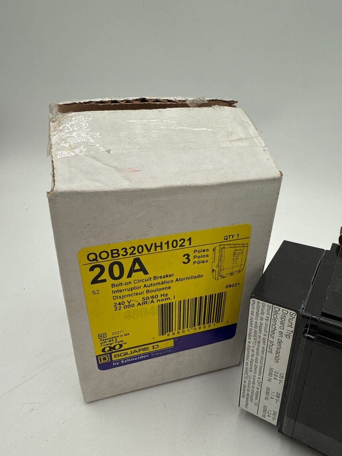 Square D QOB320VH1021 New