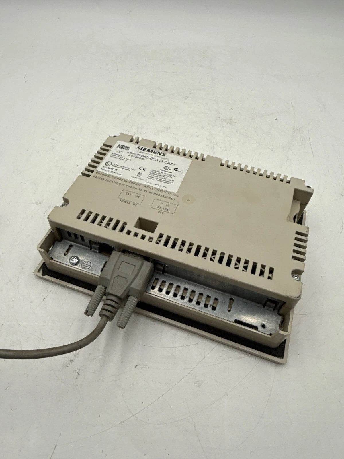 Siemens 6AV6 640-0CA11-0AX1 Micro Operator Display Touch Panel TP177 5.7" Screen Used