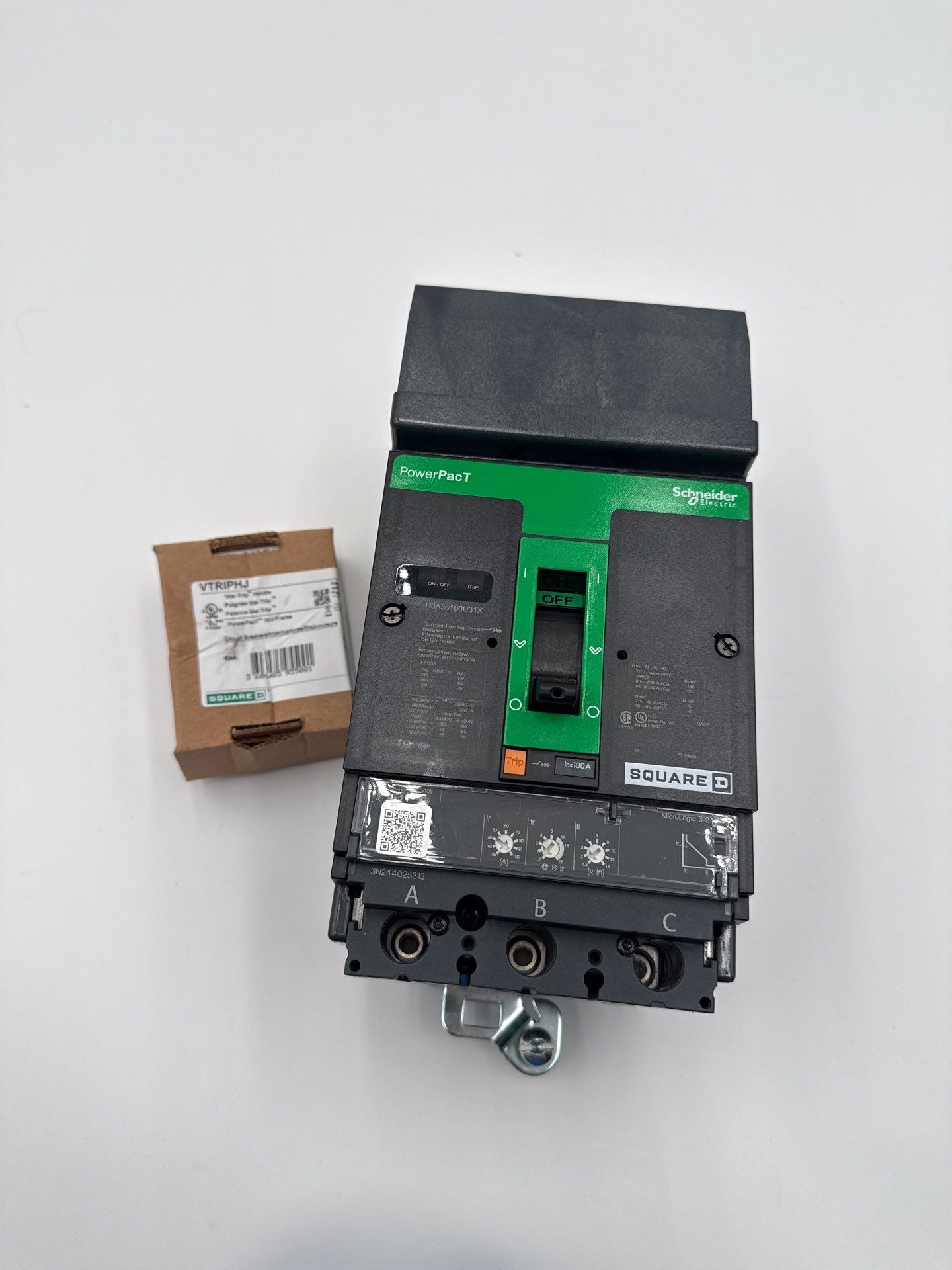 Square D HJA36100U31X I-Line Circuit Breaker 100A 3P 600V HJA New
