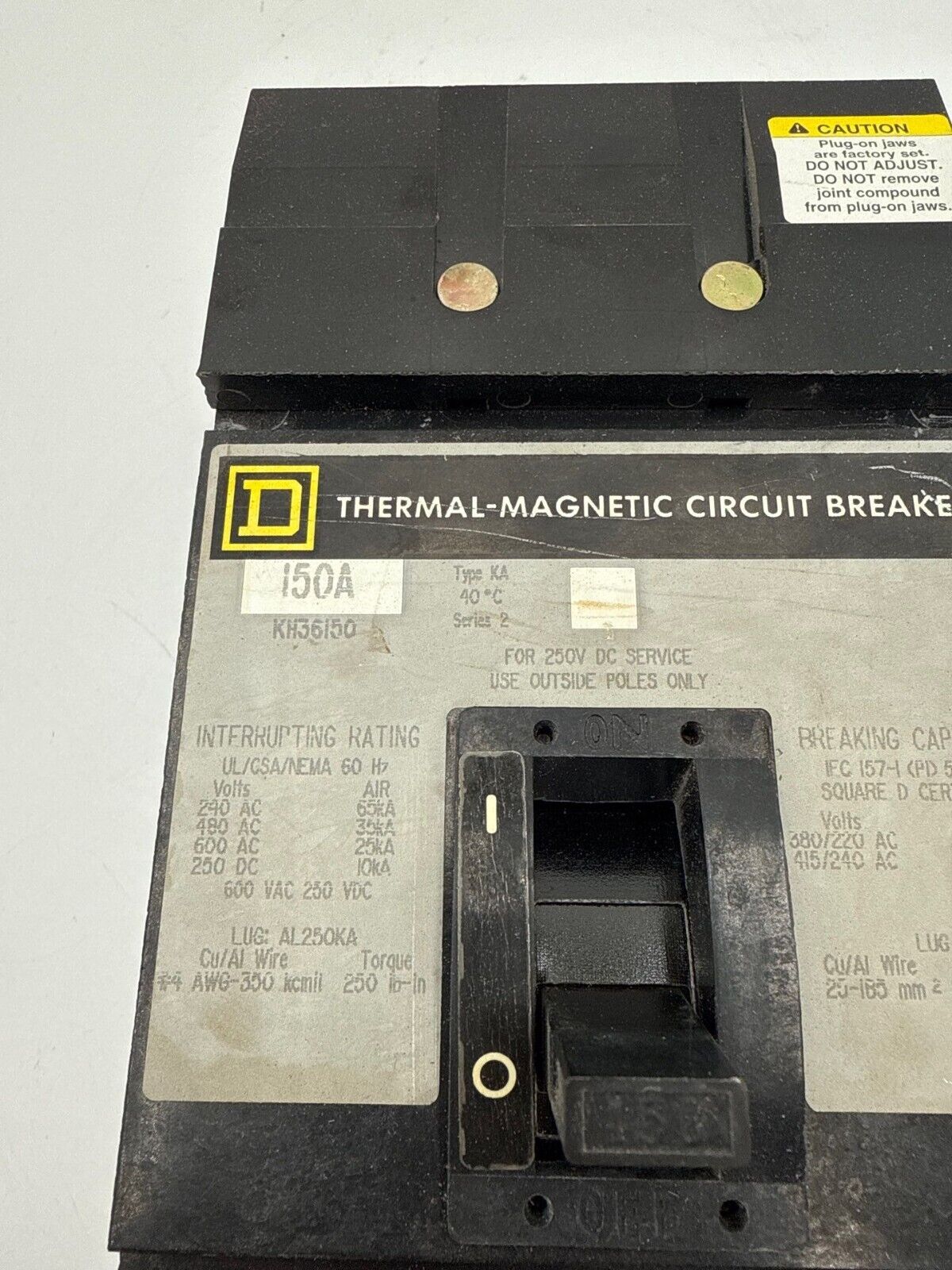 Square D KH36150 Used