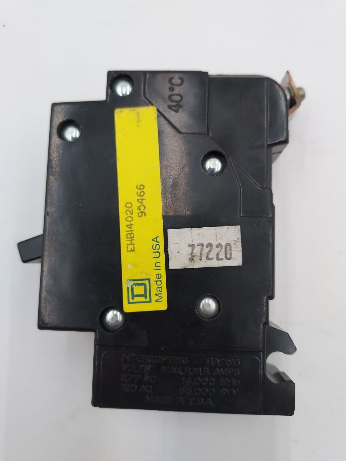 Square D EHB14020 Used