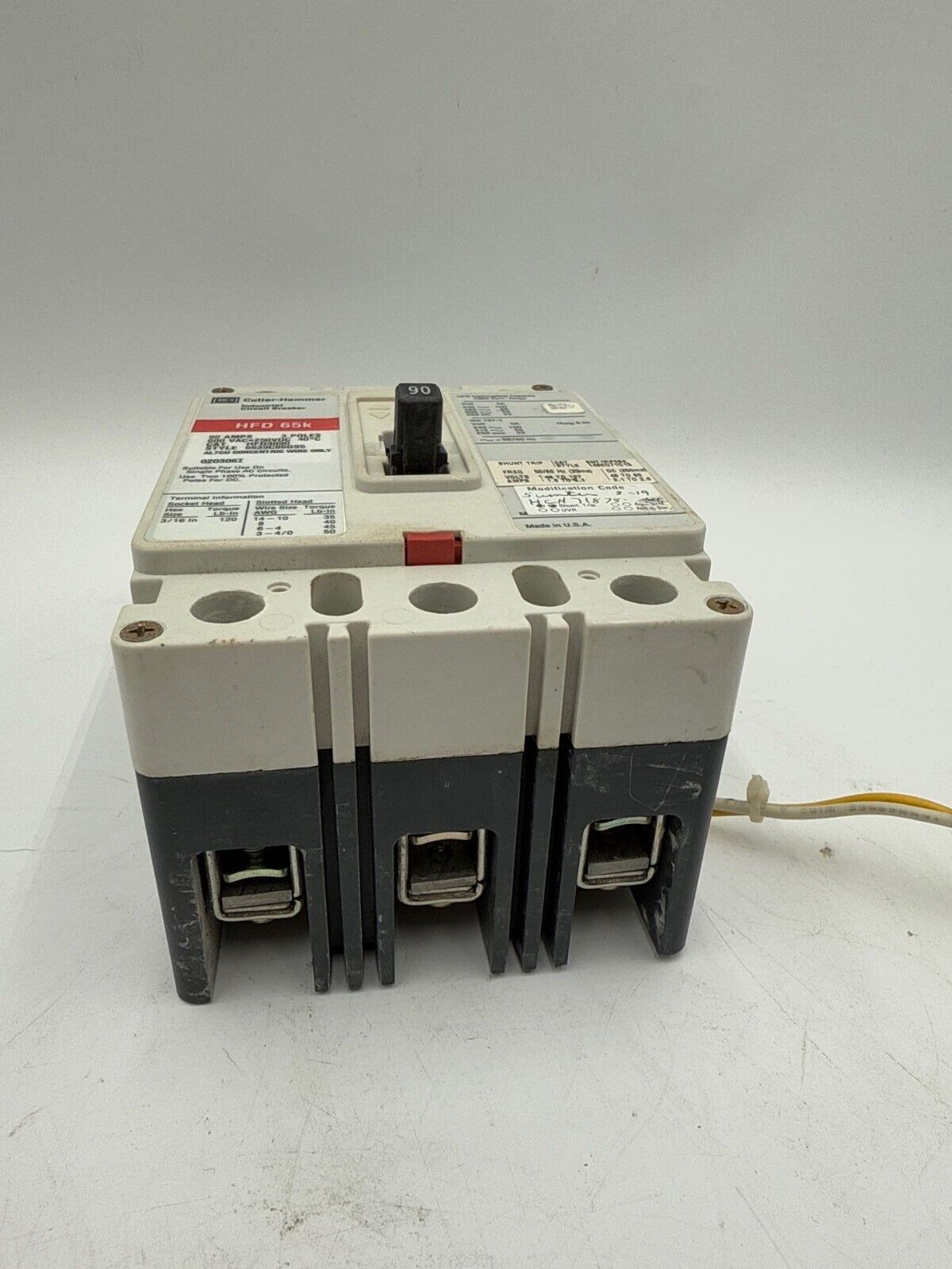 Square D HFD3090 Used