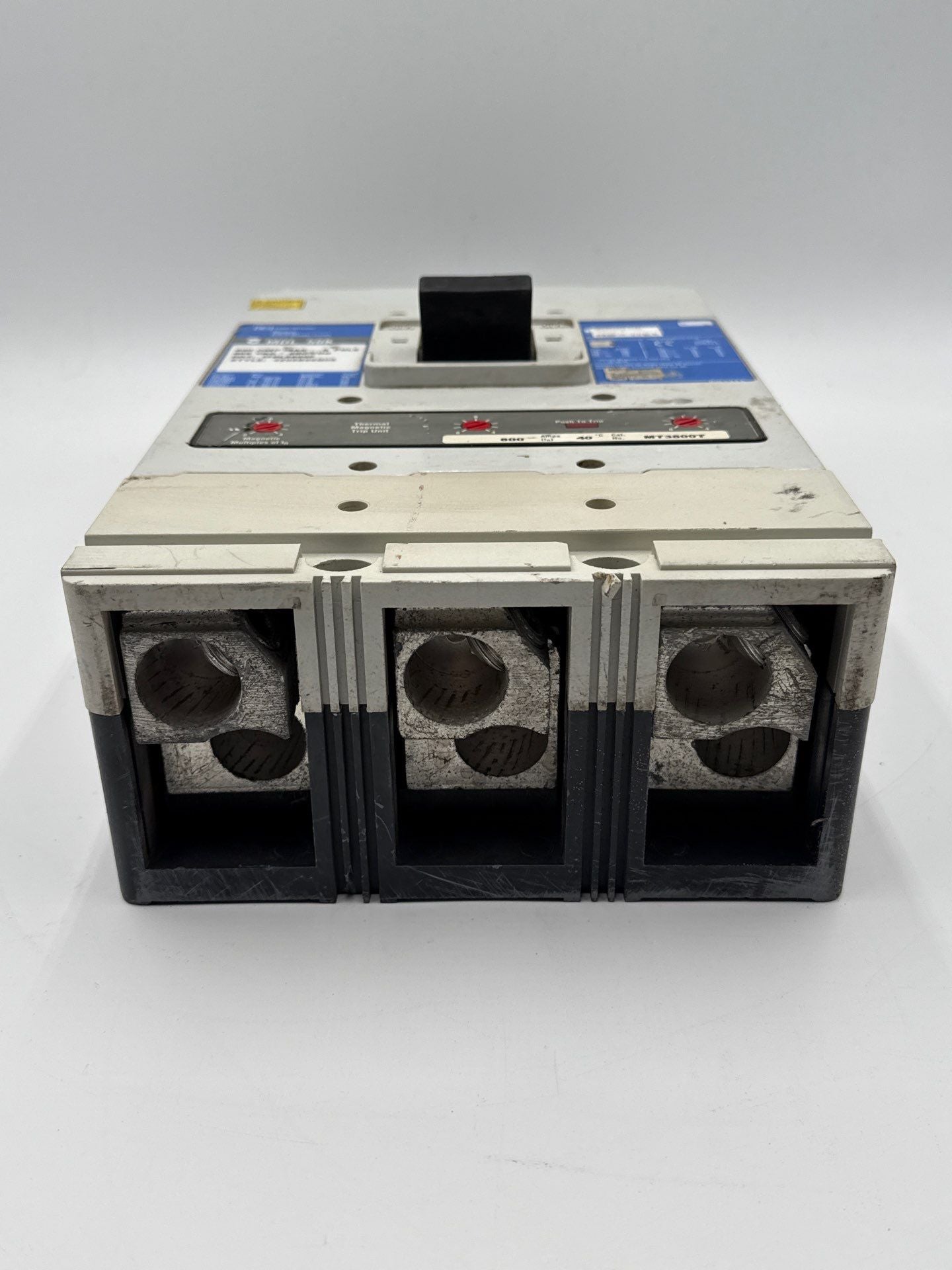 Eaton MDL3800 Circuit Breaker 800A 3P 600V 3PH MDL 50k 800 Amp 3 Pole Used