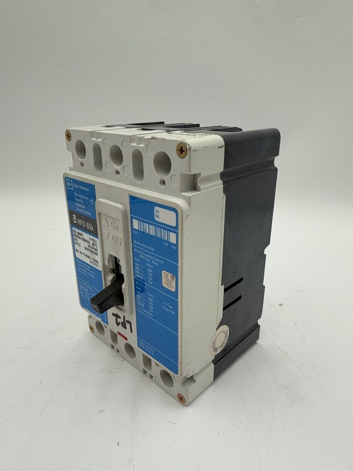 Cutler-Hammer HFD3125 Used