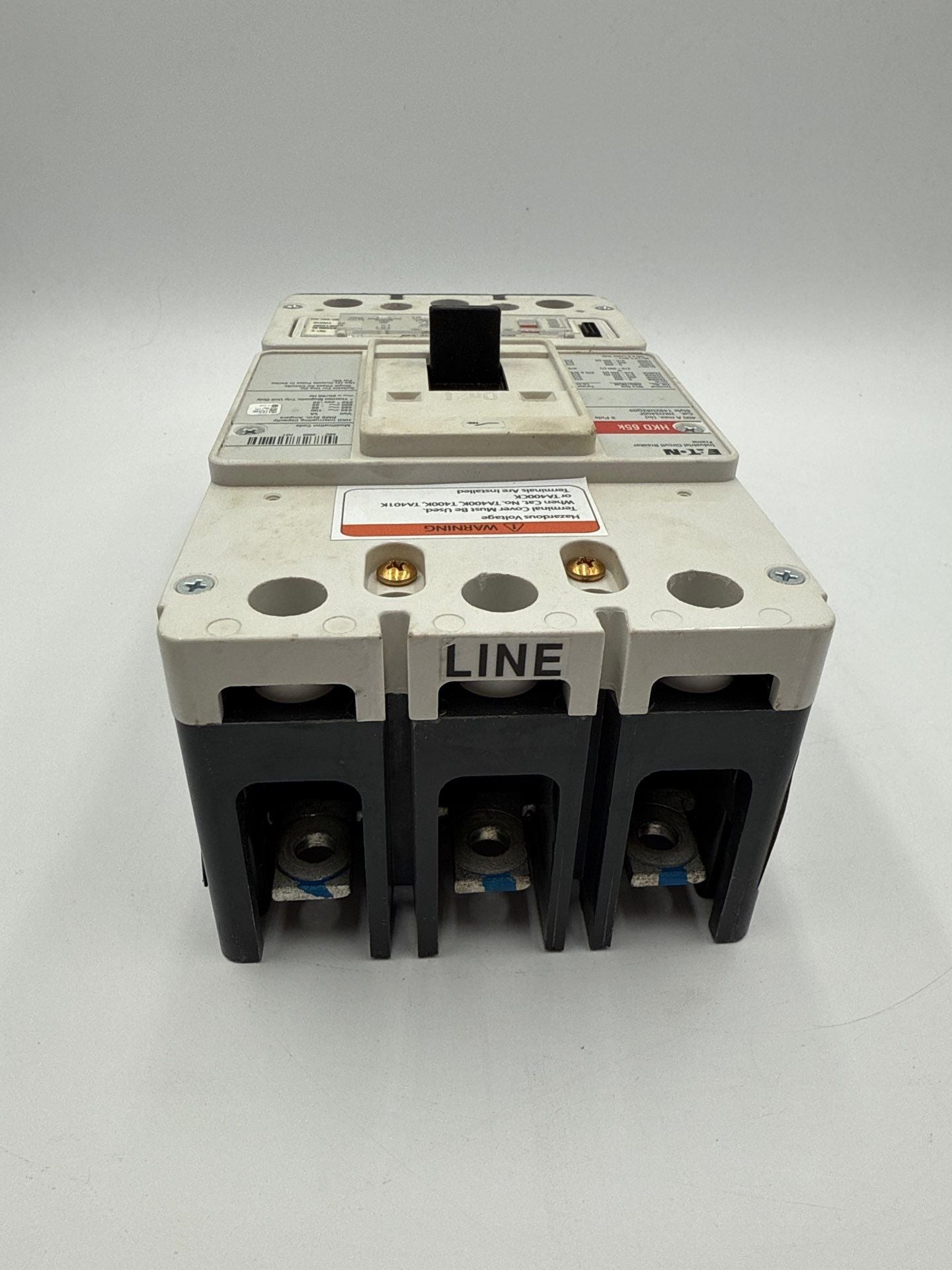 Eaton HKD3400 Circuit Breaker 400A 3P 600V HKD 65k KES3400LSI Trip 400 Amp Used