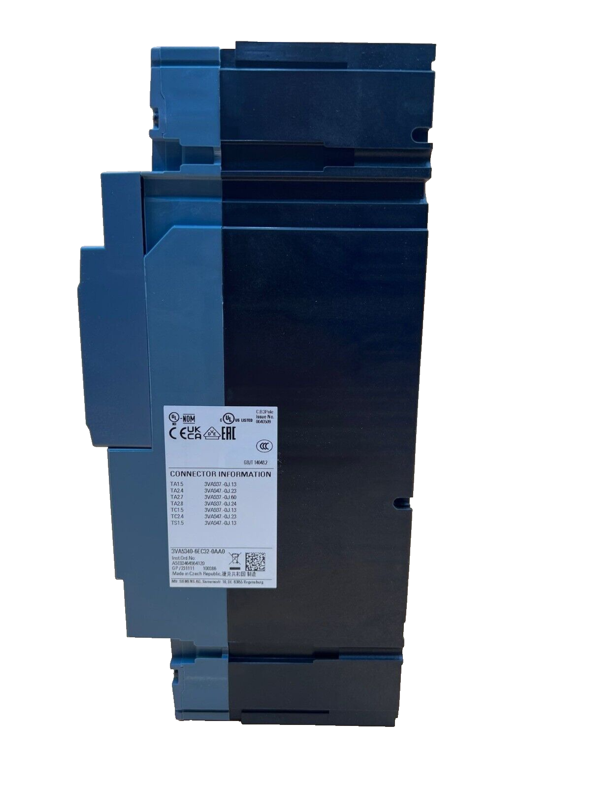 Siemens 3VA5340-6EC32-0AA0 New