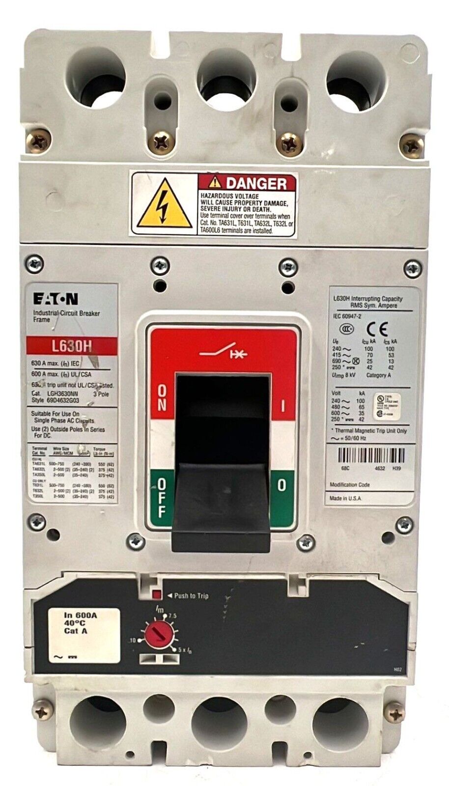 Eaton LGH3630NN Used