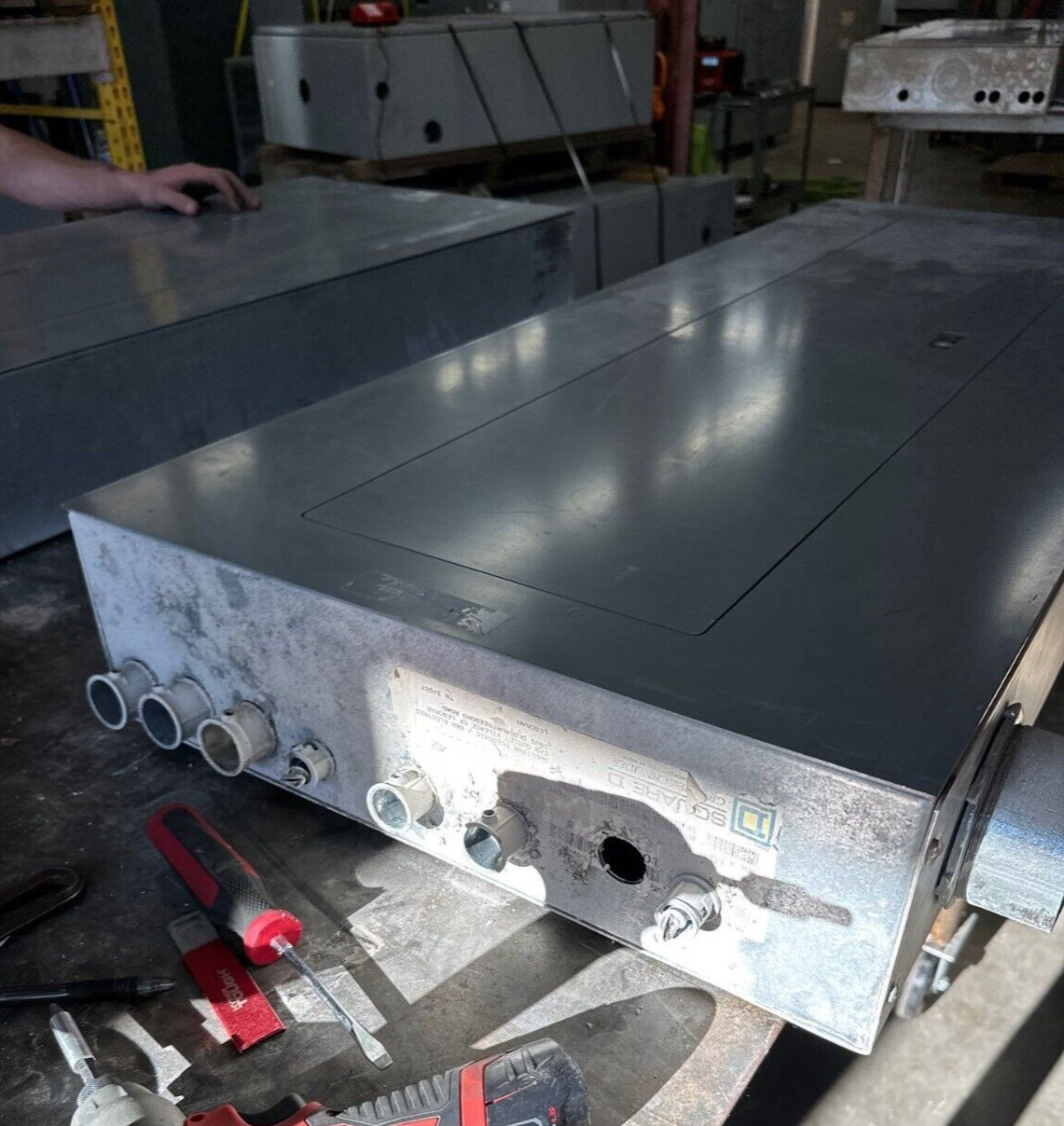 Square D NQOD442M225 NQOD Panelboard 225A 208Y/120V 3PH MCB Indoor Encl Q2L3100 P367 Used