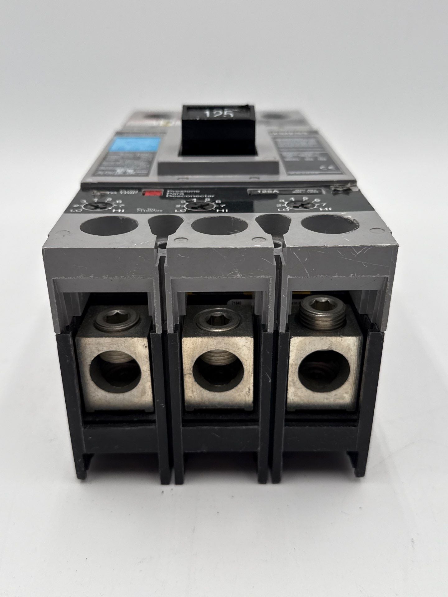 Siemens FXD63B125 Circuit Breaker 125A 3P 600V FXD6-A 125 Amp 3 Pole Used