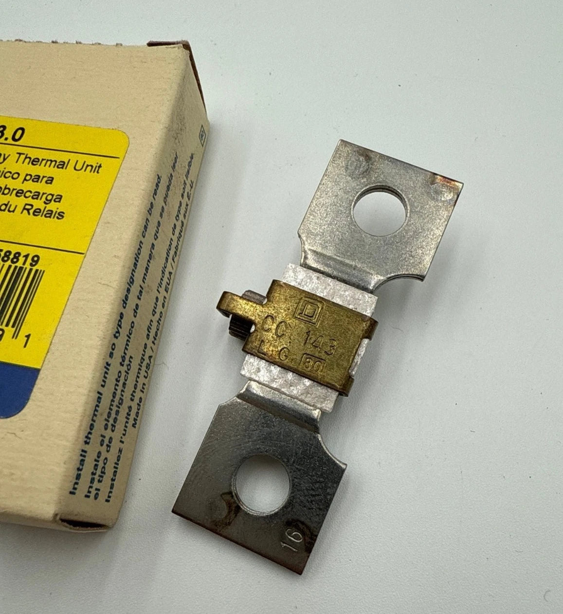 1PC Square D CC143 Thermal Overload Relay Heater Element Unit CC 143.0 New New