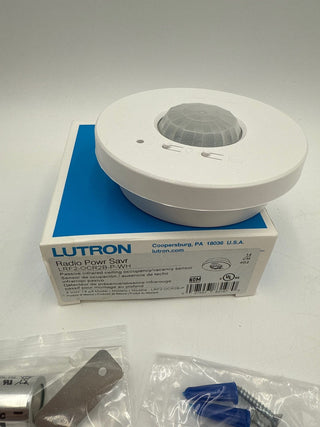 Lutron Radio LRF2-OCR2B-P-WH Powr Savr Wireless Occupancy Vacancy Ceiling Sensor New