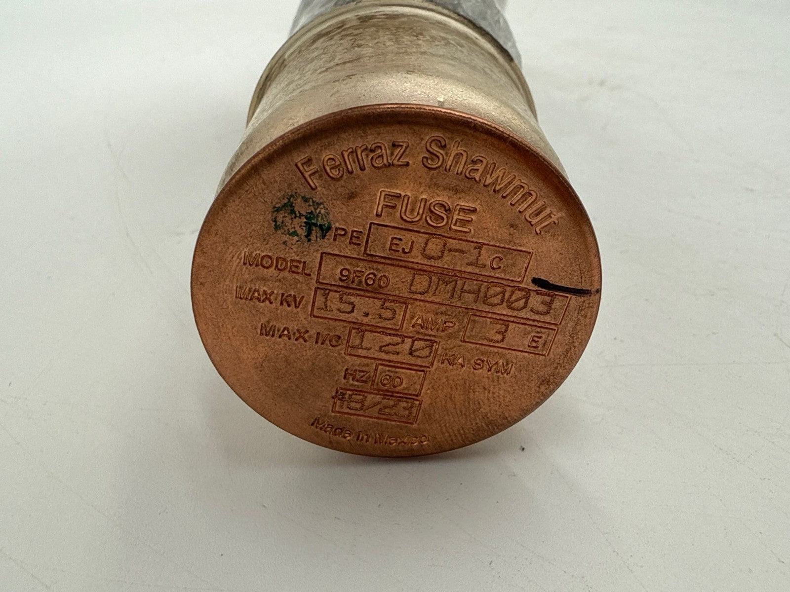 Ferraz Shawmut 9F60DMH003 Medium Voltage Fuse Type EJ0-1C 15.5kV 3E Amp NEW New