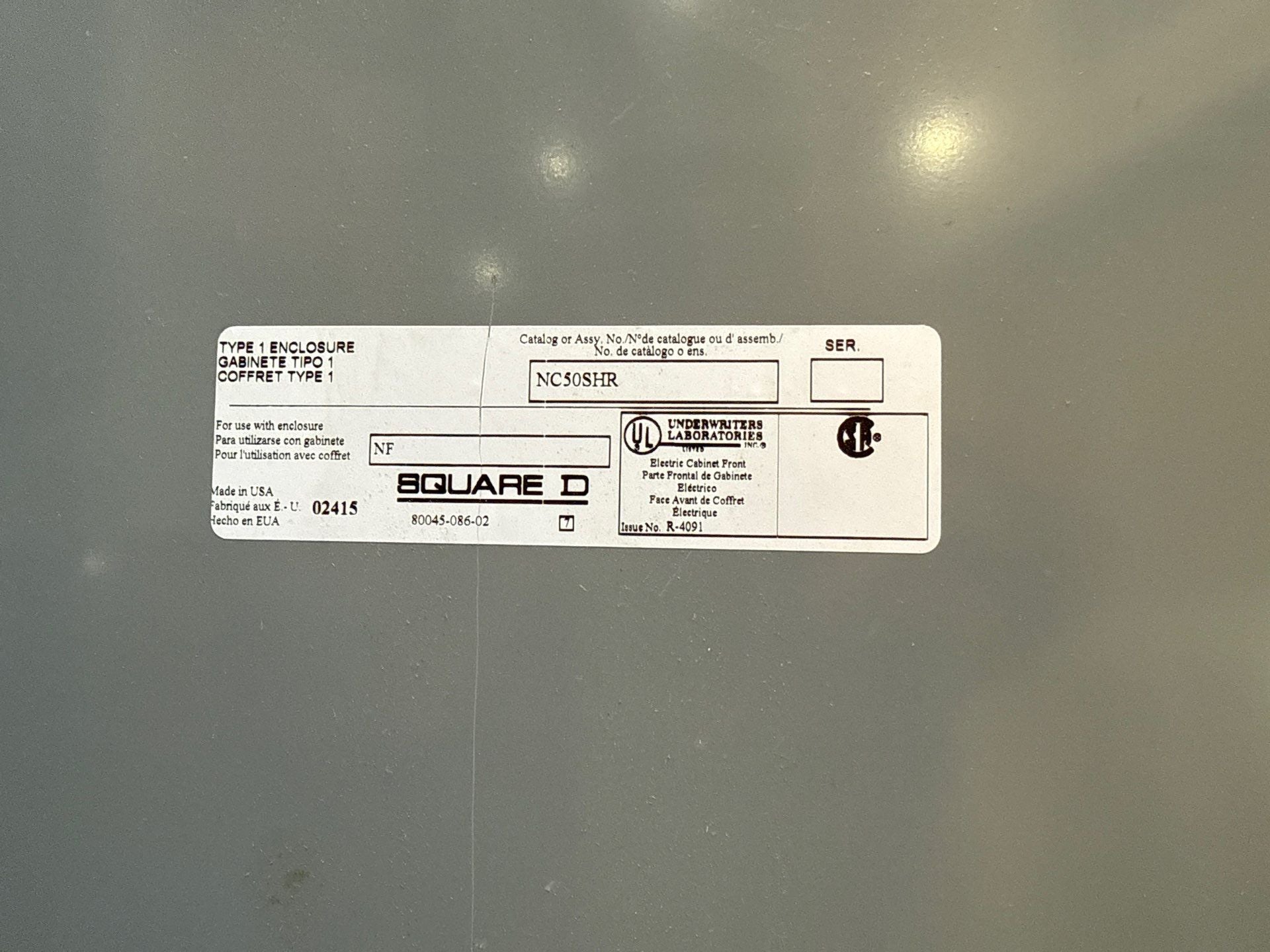 Square D NF Panelboard 30A 480Y/277V 3PH 4W 42 Space Main HJP36030 MCB Indoor New