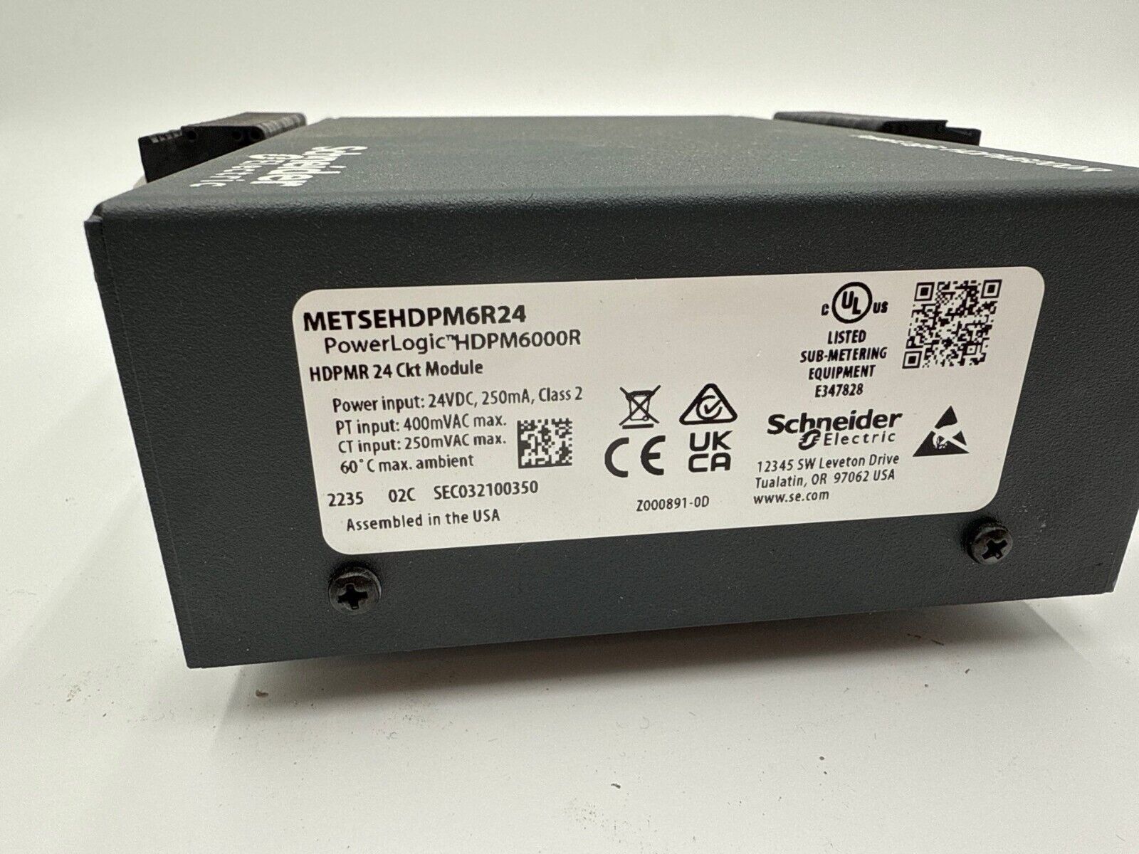 Schneider METSEHDPM6R24 Used
