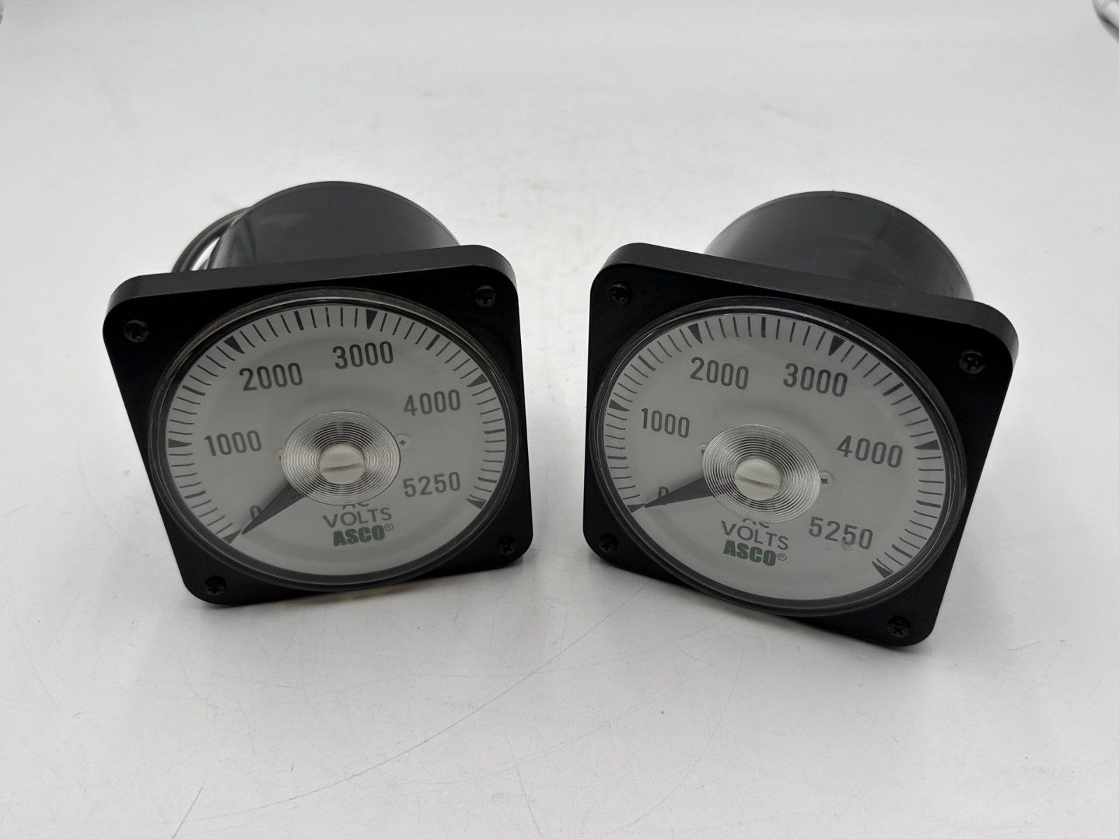 ASCO 550470-029 AB-40P Volt Meter Gauge 0-5250V AC Voltmeter Used