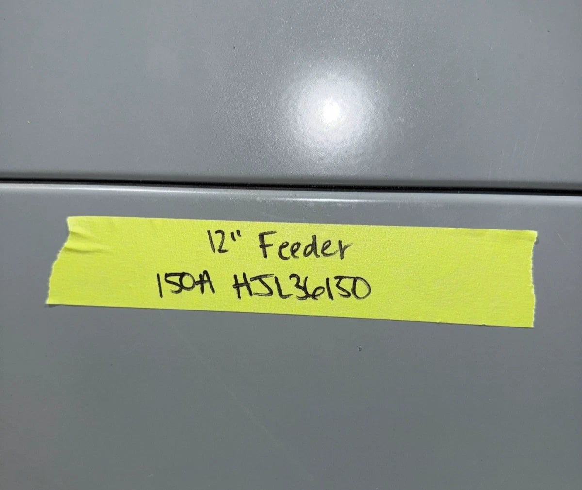 12" Square D Model 6 150A Feeder MCC Bucket HJL36150 Breaker 150 Amp HJL