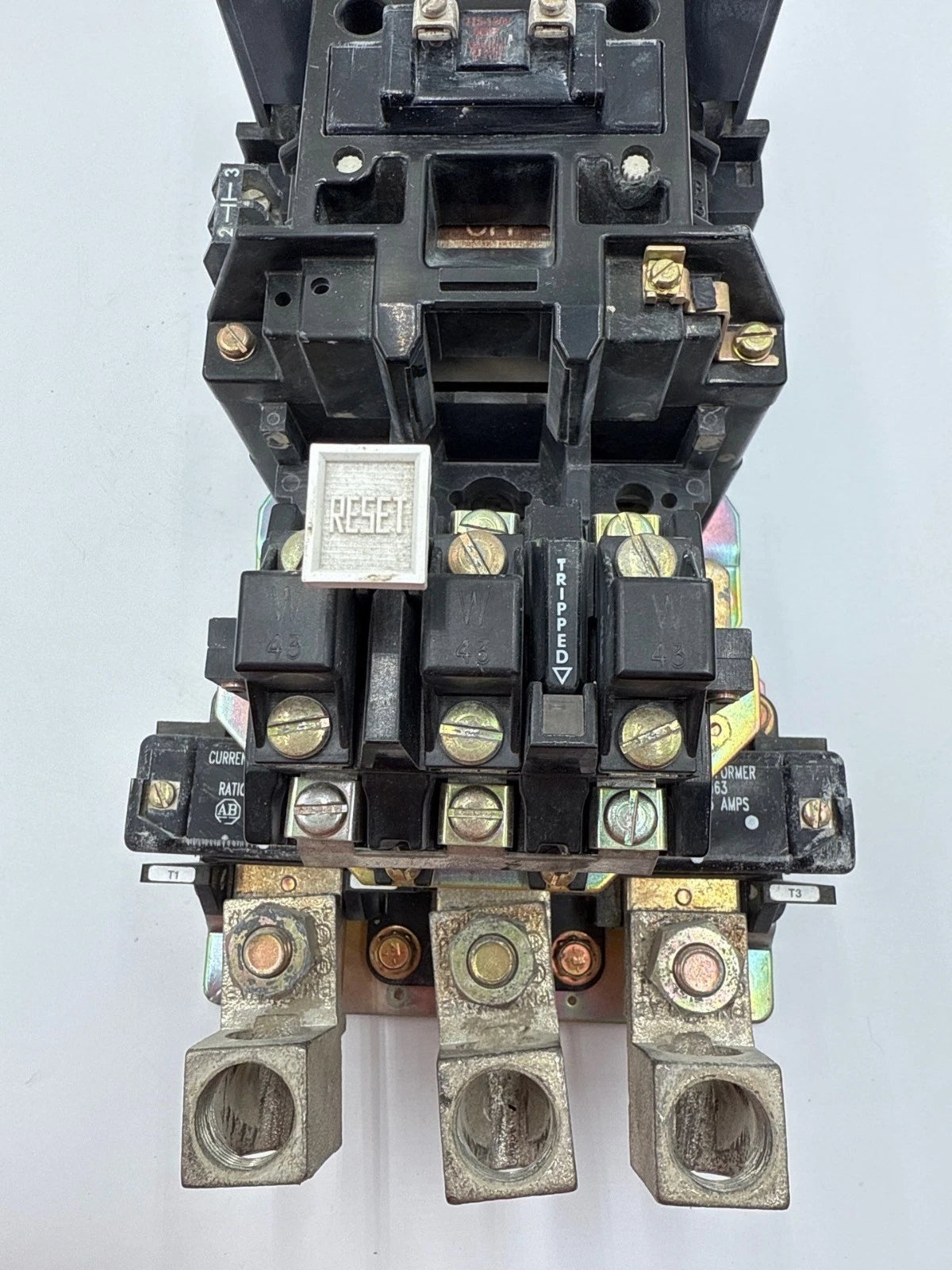 Allen Bradley 509-FOD Starter Size 5 270A 3P 600V 3PH 200HP Coil 110/120V Open Used