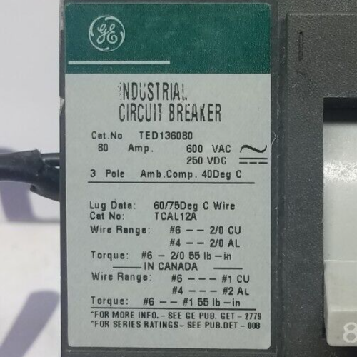 GE TED136080 Used