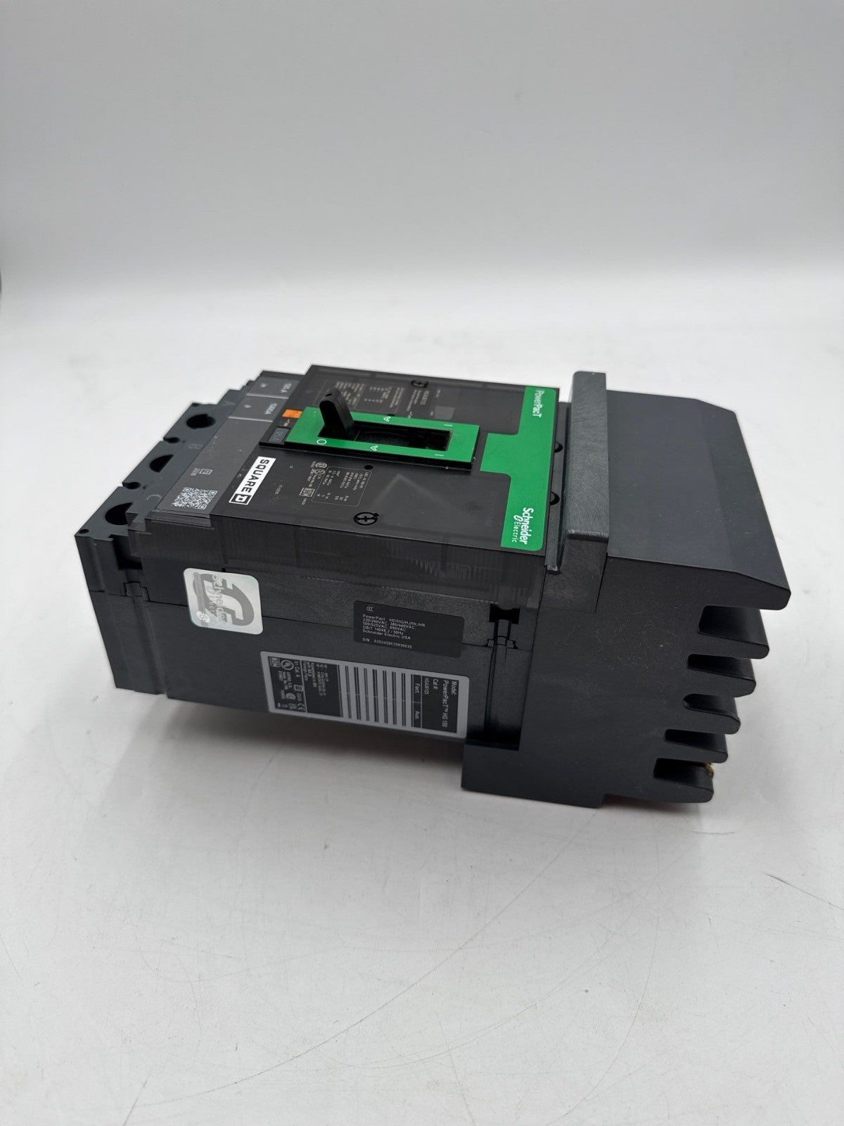 Square D HGA36125 I-Line Circuit Breaker 125A 3P 600V HGA PowerPact 125 Amp Used