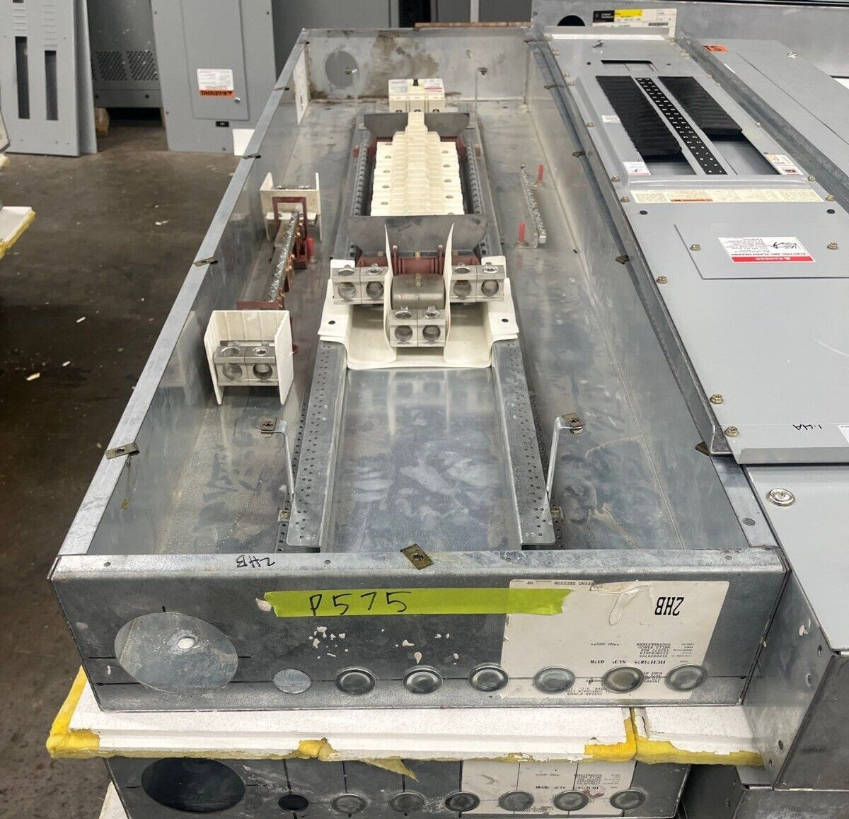 Cutler Hammer PRL2A Panelboard 400A 277/480V 3PH 4W 42Cir Indoor Encl MLO FD3225 P575 Used