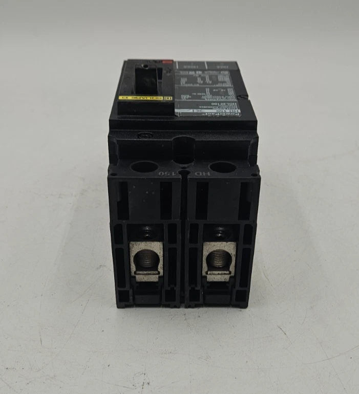 Square D HDL26100 Circuit Breaker 100A 2P 600V HDL 100 Amp 2 Pole HD150 HDL USED Used