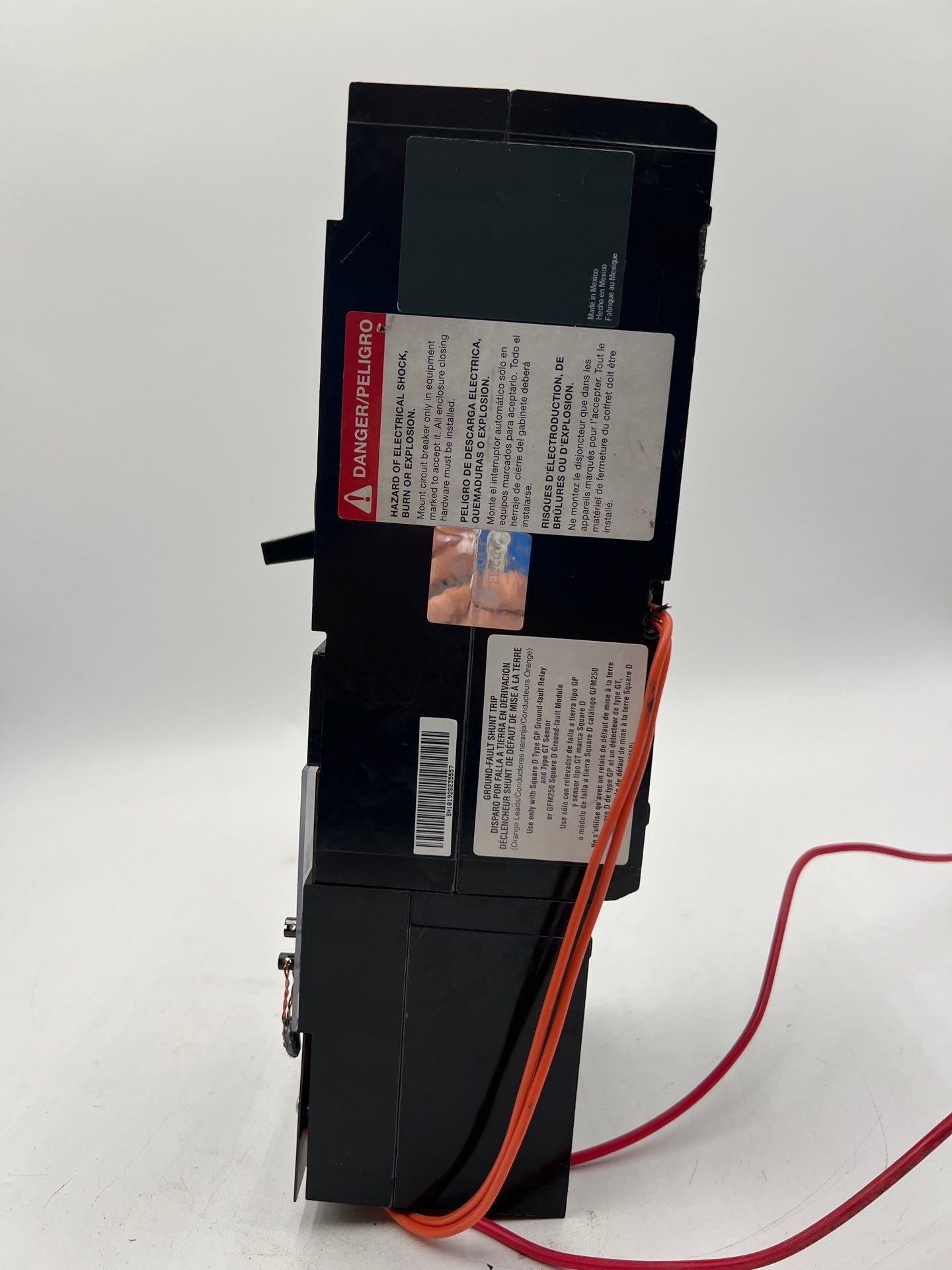 Square D KIF36250G Circuit Breaker 250A 600V 3P 250 Amp Ground Fault GFM250KA Used