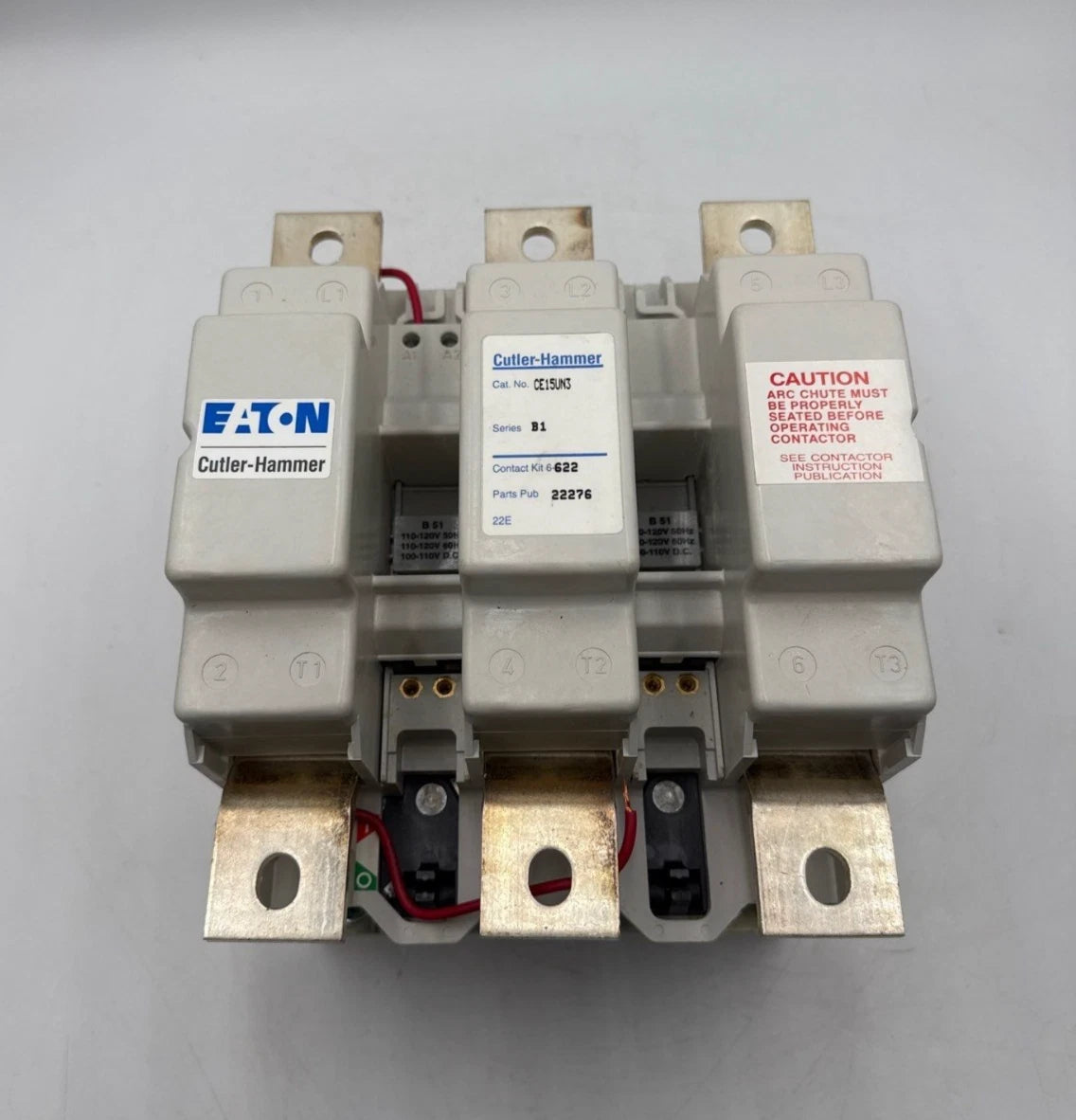 Eaton CE15UN3 Contactor 520A 3P 600V 350HP Freedom Coil 110-120V CE15UN3A80 New