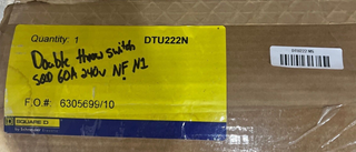 Square D DTU222 New