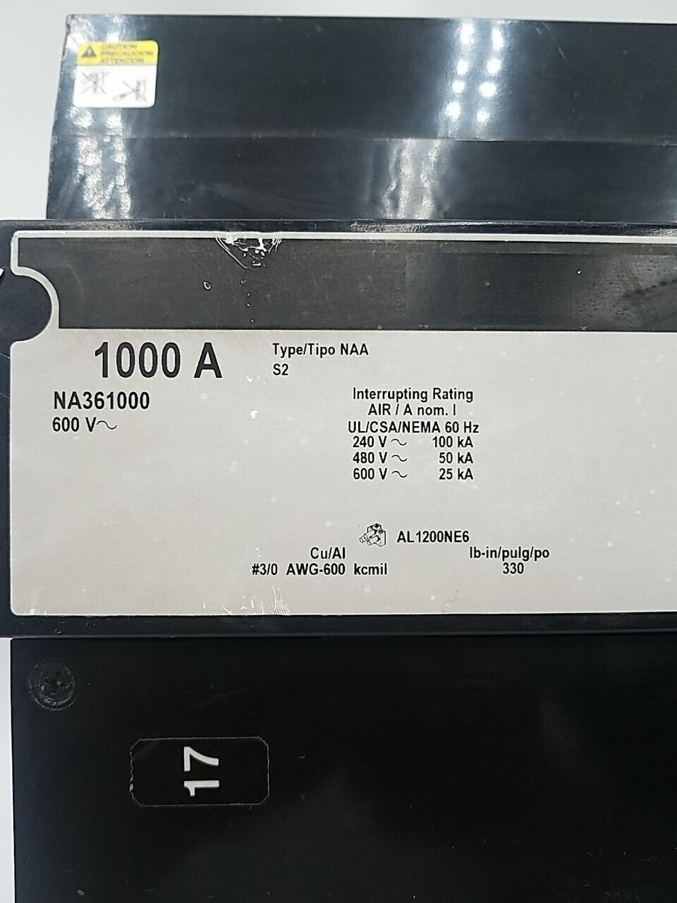 Square D NA361000 Used