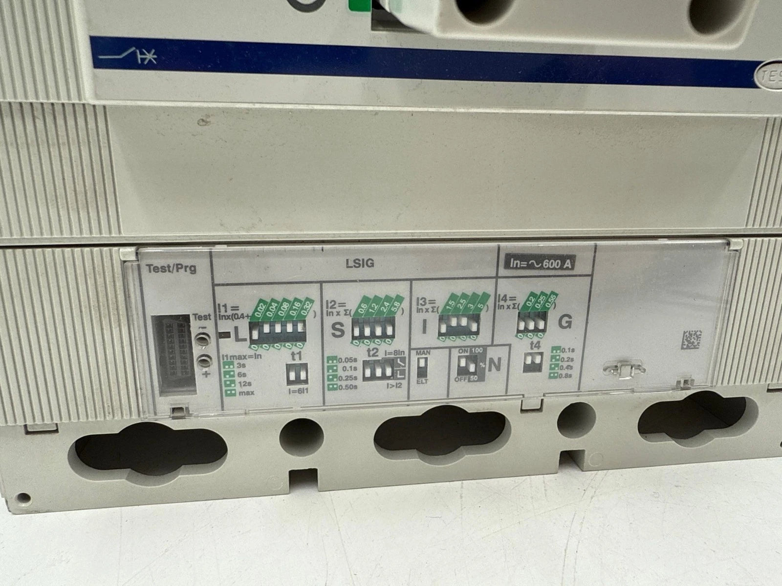 Allen Bradley 140G-M6X3 Circuit Breaker 600A 3P 600V 3PH LSIG Trip 600 Amp Used